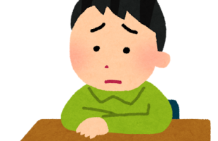 悩む人
